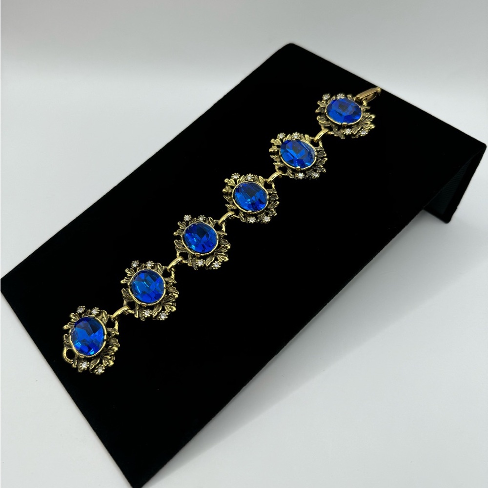 VINTAGE Crystal Statement Bracelet